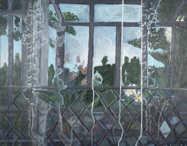 Kitchen Window, 2018, acrylic on canvas, 90/70 cm